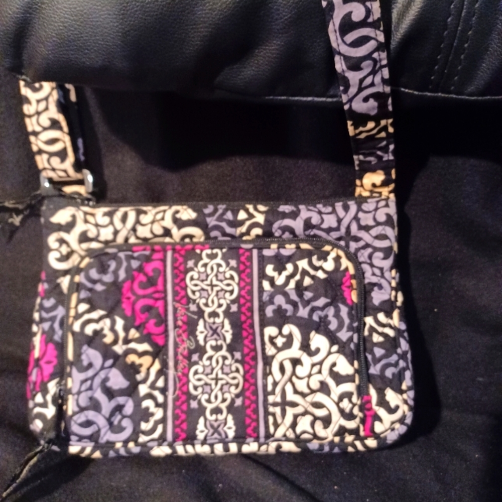 Vera Bradley purse black and pink purse Vera Bradley women's bag